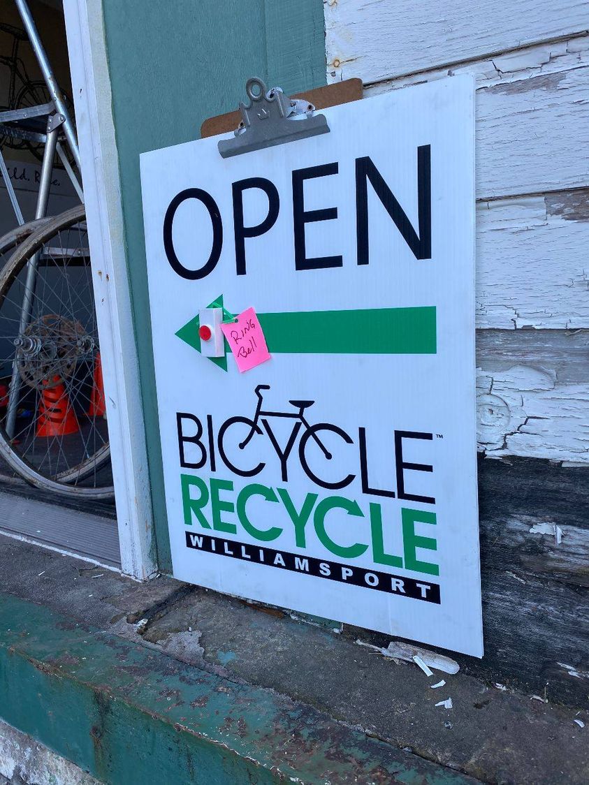 Williamsport Bike Shop Bicycle Recycle is Open